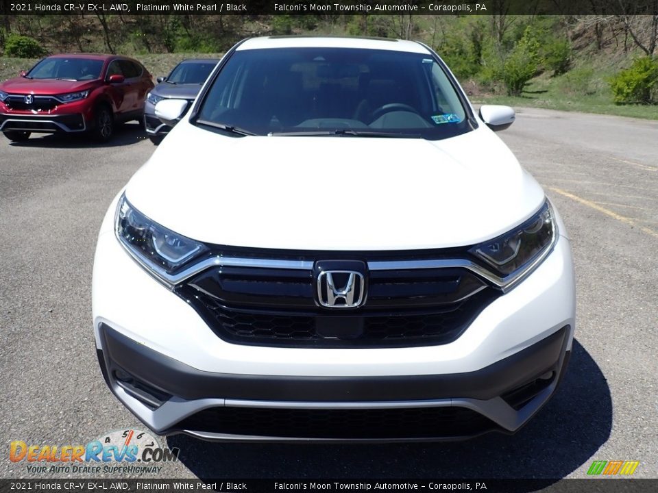 2021 Honda CR-V EX-L AWD Platinum White Pearl / Black Photo #6