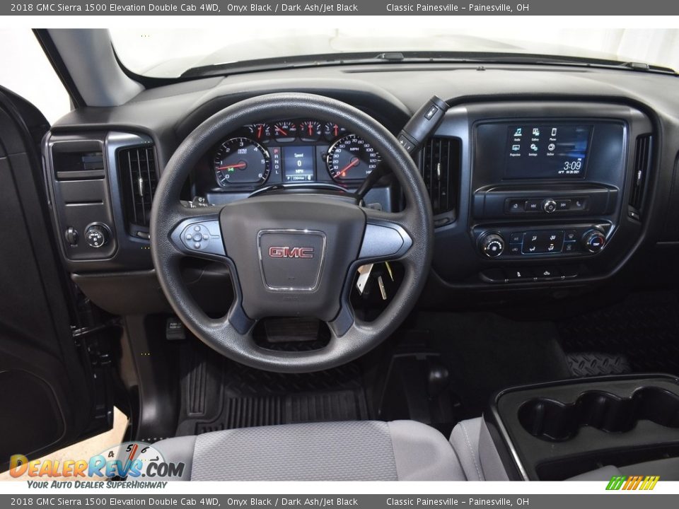 2018 GMC Sierra 1500 Elevation Double Cab 4WD Onyx Black / Dark Ash/Jet Black Photo #12