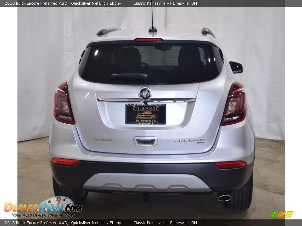 2018 Buick Encore Preferred AWD Quicksilver Metallic / Ebony Photo #3