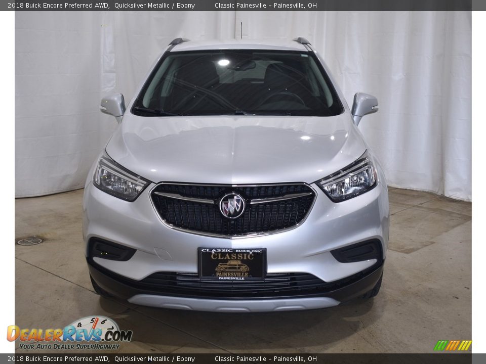 2018 Buick Encore Preferred AWD Quicksilver Metallic / Ebony Photo #4