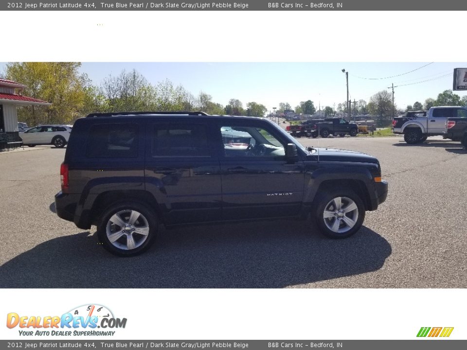 2012 Jeep Patriot Latitude 4x4 True Blue Pearl / Dark Slate Gray/Light Pebble Beige Photo #8