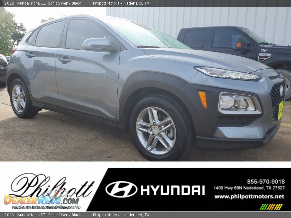 2019 Hyundai Kona SE Sonic Silver / Black Photo #1