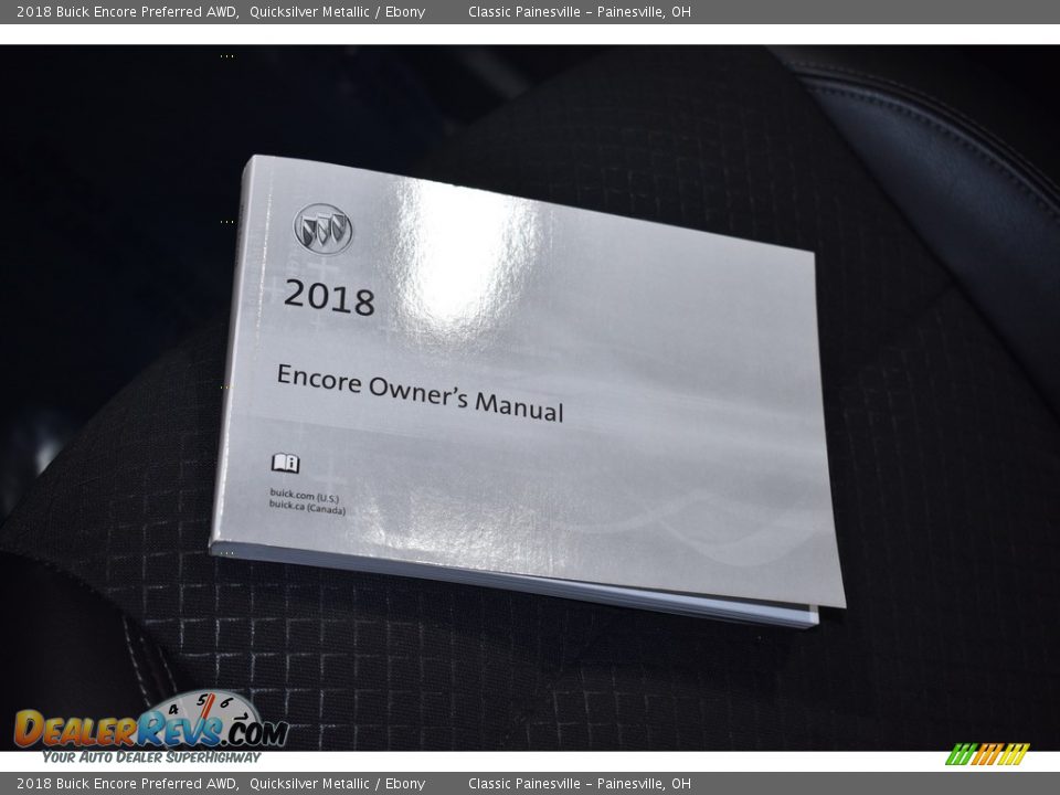 2018 Buick Encore Preferred AWD Quicksilver Metallic / Ebony Photo #17