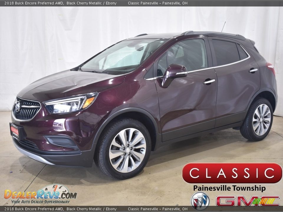 2018 Buick Encore Preferred AWD Black Cherry Metallic / Ebony Photo #1