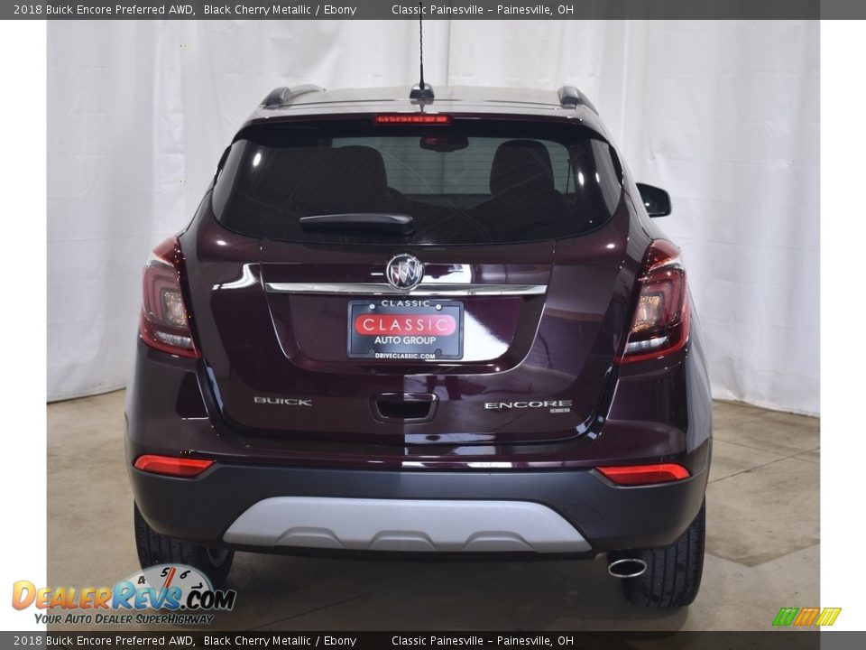 2018 Buick Encore Preferred AWD Black Cherry Metallic / Ebony Photo #3