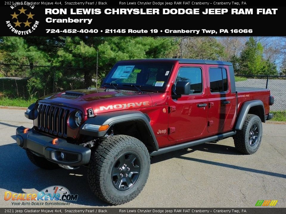 2021 Jeep Gladiator Mojave 4x4 Snazzberry Pearl / Black Photo #1