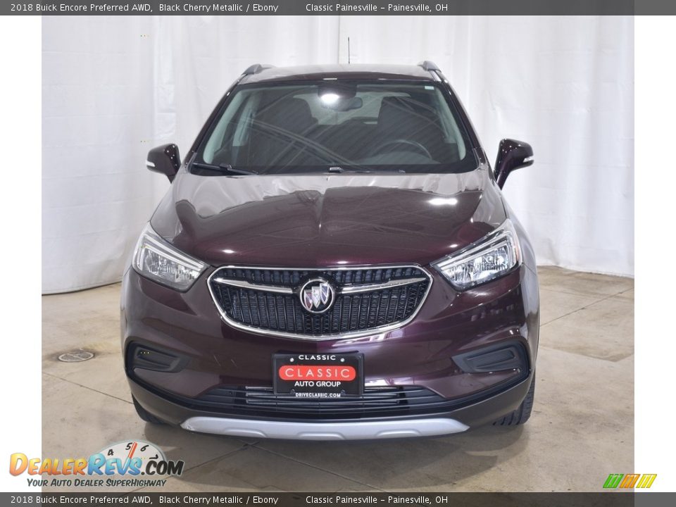 2018 Buick Encore Preferred AWD Black Cherry Metallic / Ebony Photo #4