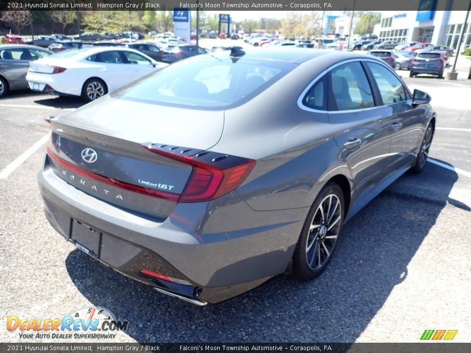 2021 Hyundai Sonata Limited Hampton Gray / Black Photo #2