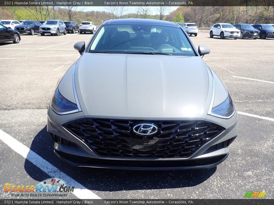 2021 Hyundai Sonata Limited Hampton Gray / Black Photo #4