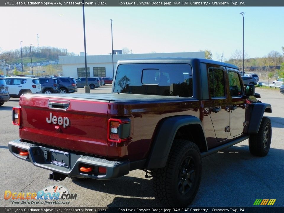 2021 Jeep Gladiator Mojave 4x4 Snazzberry Pearl / Black Photo #5