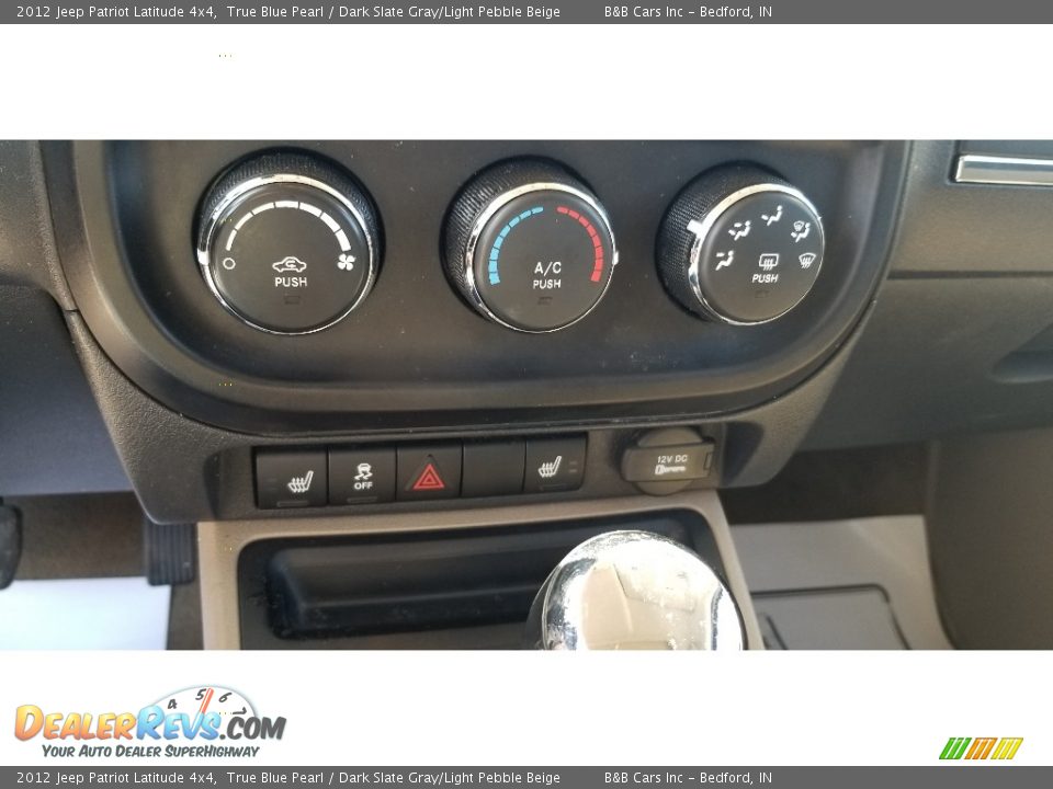2012 Jeep Patriot Latitude 4x4 True Blue Pearl / Dark Slate Gray/Light Pebble Beige Photo #18