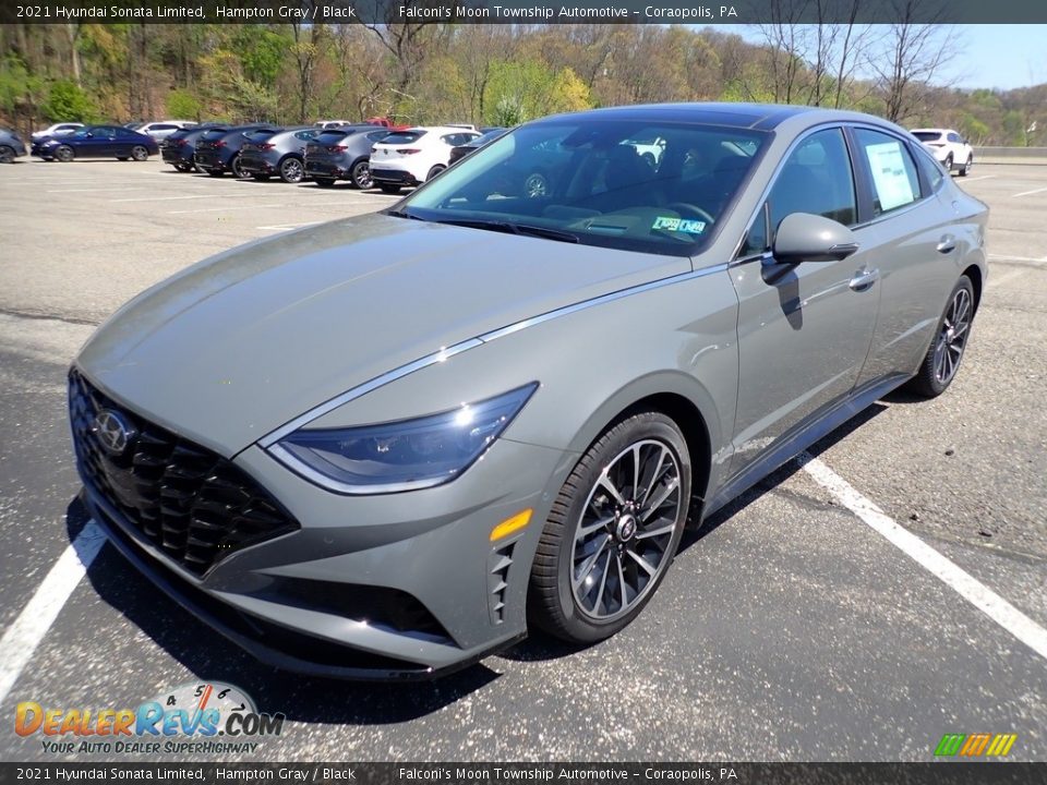 2021 Hyundai Sonata Limited Hampton Gray / Black Photo #5