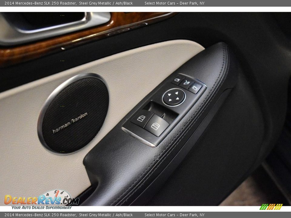 2014 Mercedes-Benz SLK 250 Roadster Steel Grey Metallic / Ash/Black Photo #19