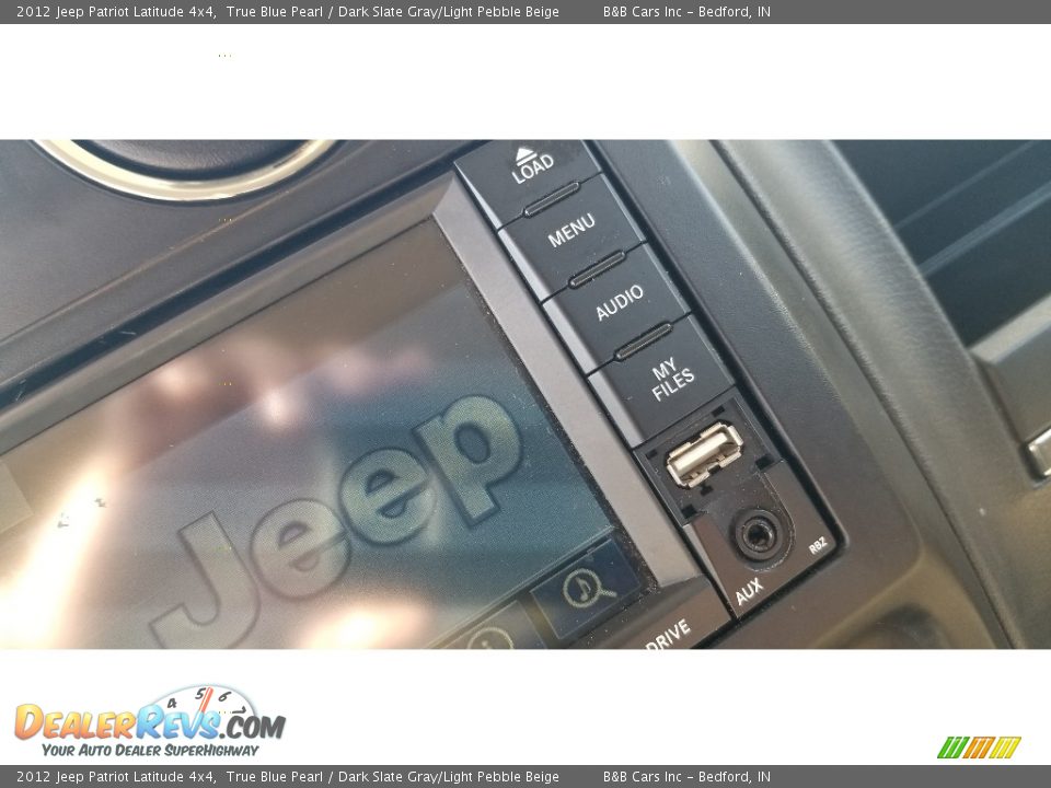 2012 Jeep Patriot Latitude 4x4 True Blue Pearl / Dark Slate Gray/Light Pebble Beige Photo #22