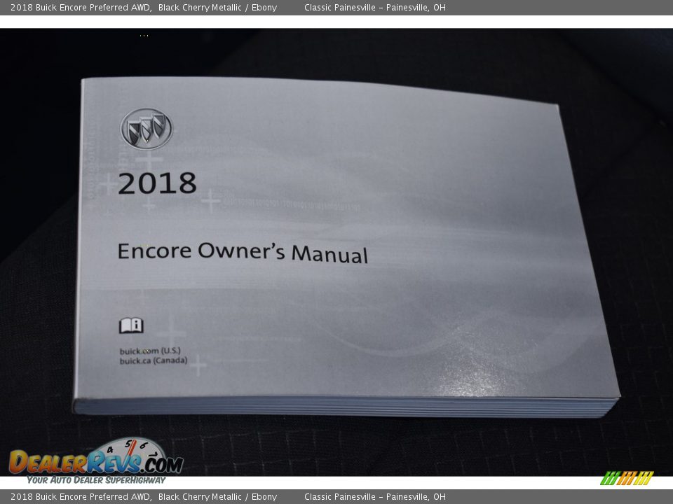 2018 Buick Encore Preferred AWD Black Cherry Metallic / Ebony Photo #16