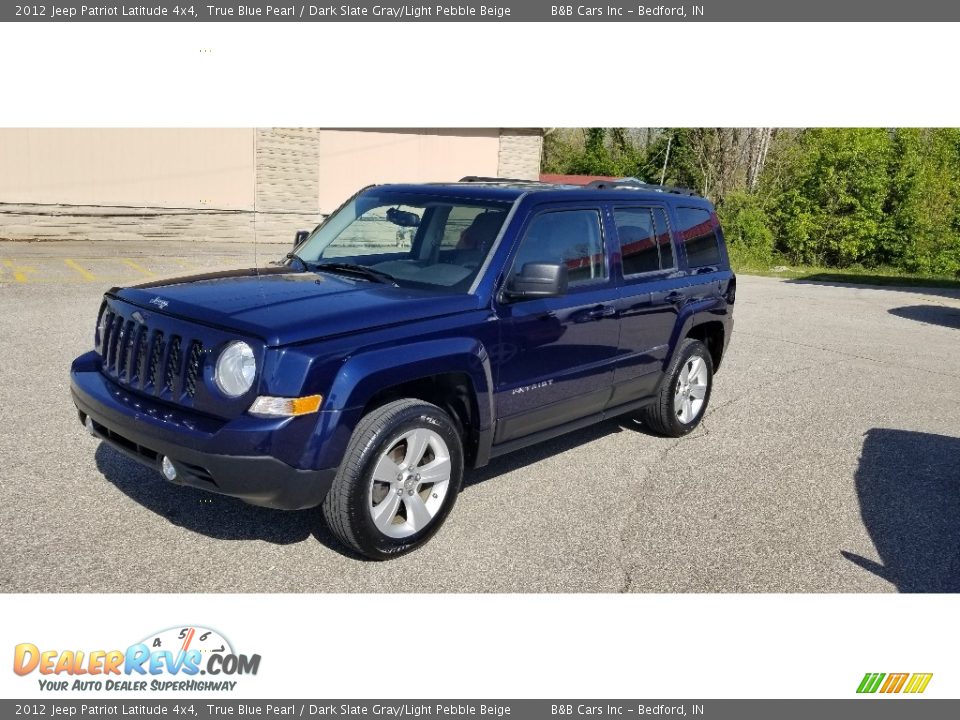 2012 Jeep Patriot Latitude 4x4 True Blue Pearl / Dark Slate Gray/Light Pebble Beige Photo #27