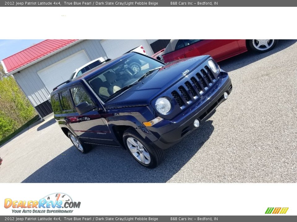 2012 Jeep Patriot Latitude 4x4 True Blue Pearl / Dark Slate Gray/Light Pebble Beige Photo #28