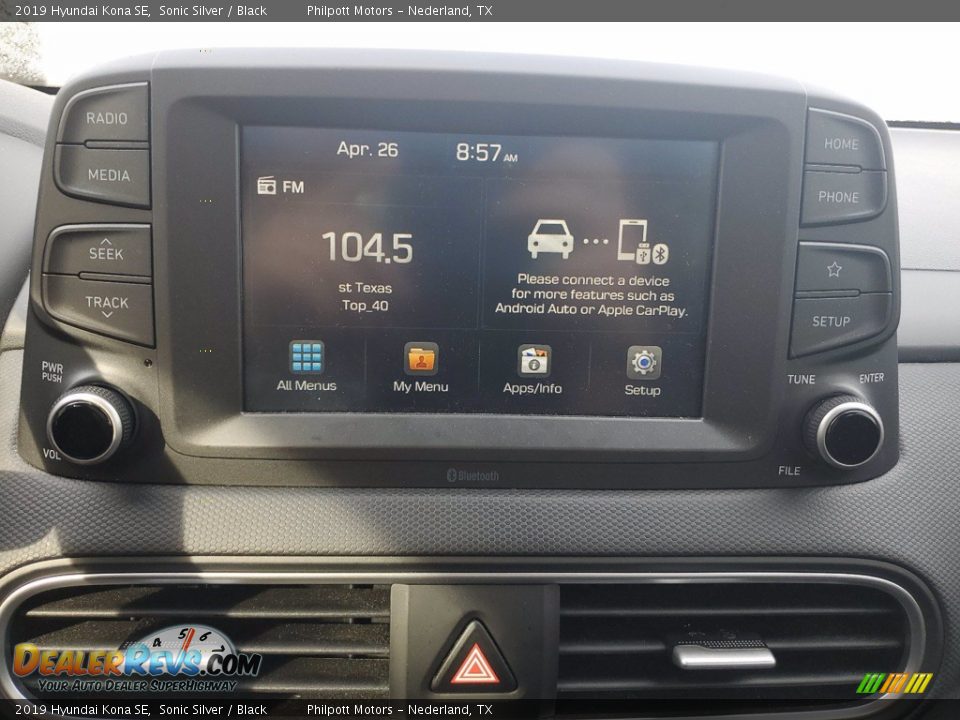 2019 Hyundai Kona SE Sonic Silver / Black Photo #19