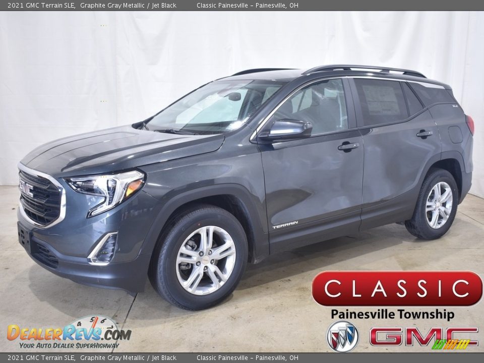 2021 GMC Terrain SLE Graphite Gray Metallic / Jet Black Photo #1