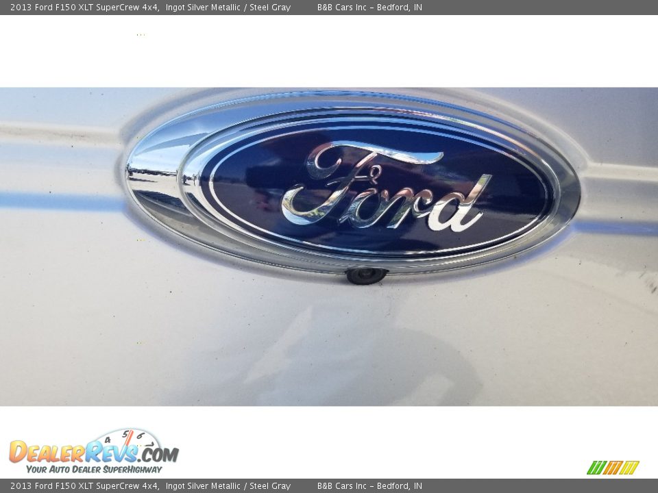 2013 Ford F150 XLT SuperCrew 4x4 Ingot Silver Metallic / Steel Gray Photo #13