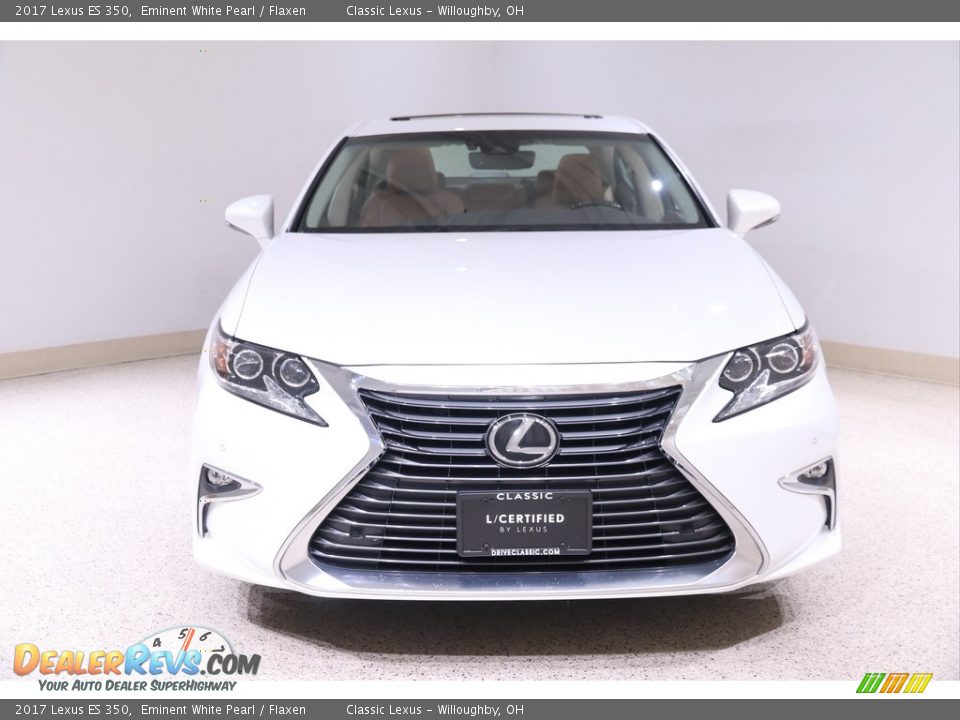 2017 Lexus ES 350 Eminent White Pearl / Flaxen Photo #2