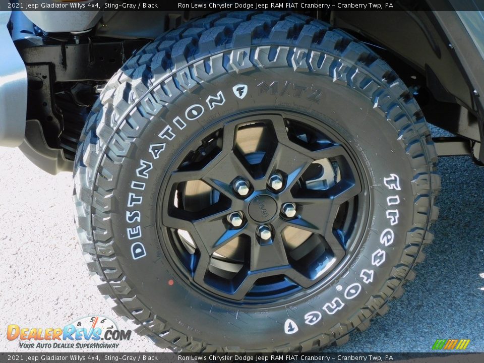 2021 Jeep Gladiator Willys 4x4 Sting-Gray / Black Photo #10