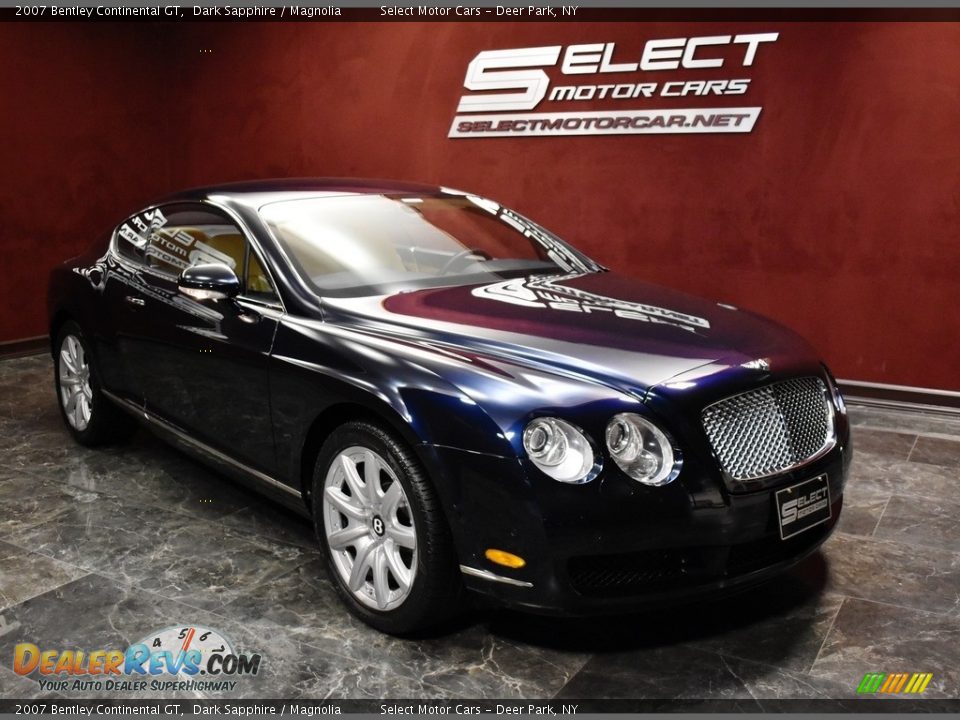 2007 Bentley Continental GT Dark Sapphire / Magnolia Photo #3