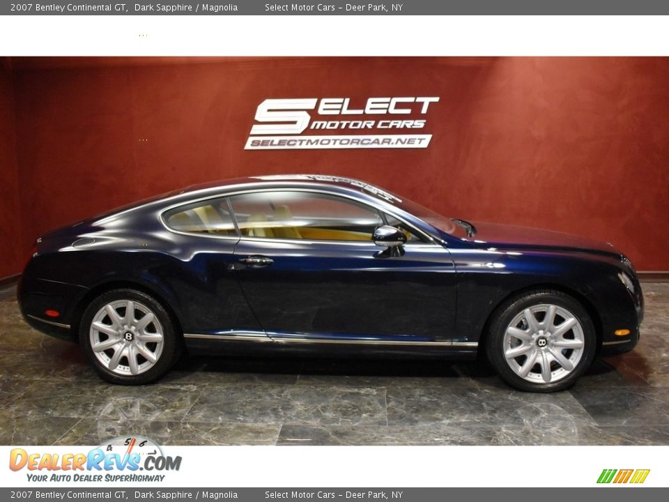 2007 Bentley Continental GT Dark Sapphire / Magnolia Photo #4