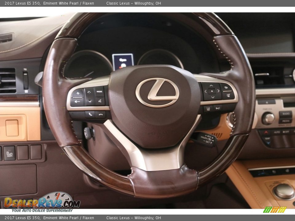 2017 Lexus ES 350 Eminent White Pearl / Flaxen Photo #7