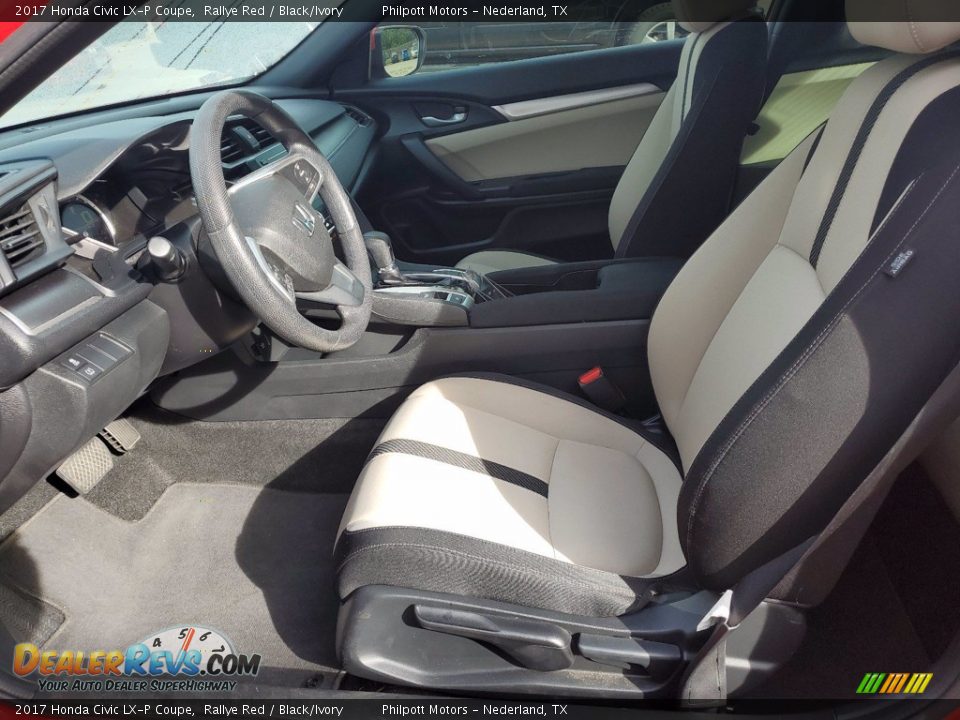 Front Seat of 2017 Honda Civic LX-P Coupe Photo #4