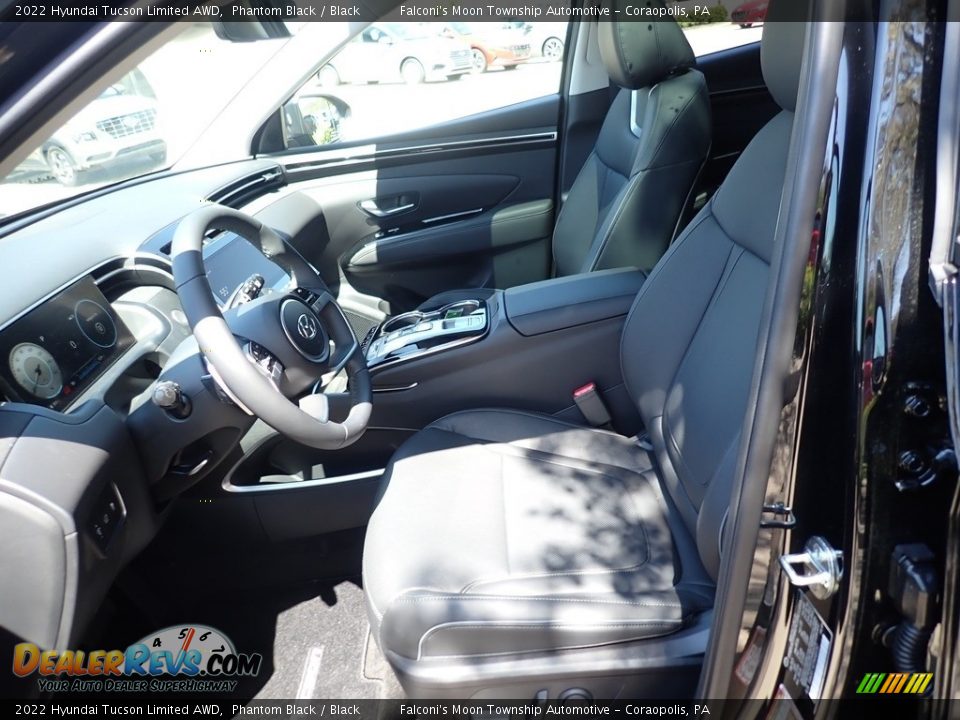 Black Interior - 2022 Hyundai Tucson Limited AWD Photo #9
