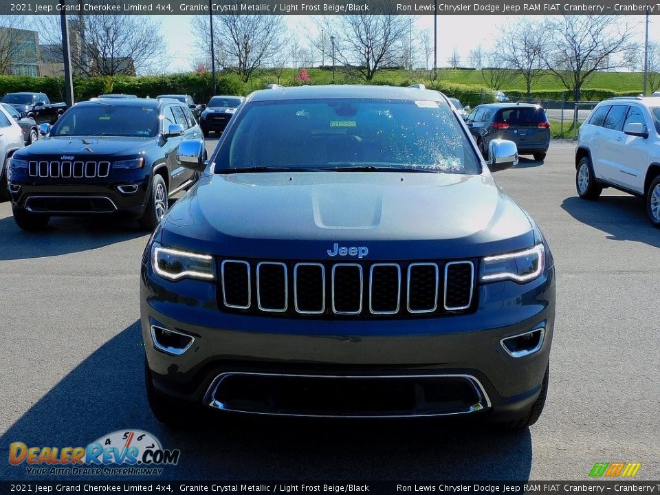 2021 Jeep Grand Cherokee Limited 4x4 Granite Crystal Metallic / Light Frost Beige/Black Photo #2