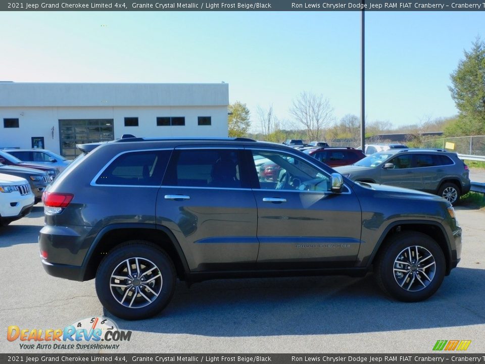 2021 Jeep Grand Cherokee Limited 4x4 Granite Crystal Metallic / Light Frost Beige/Black Photo #4