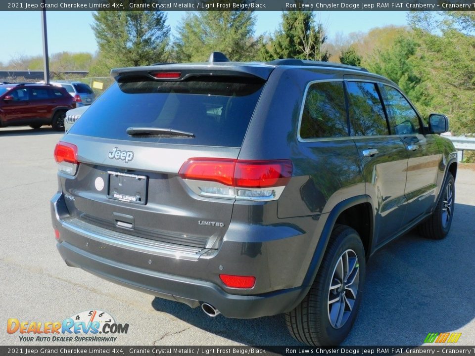 2021 Jeep Grand Cherokee Limited 4x4 Granite Crystal Metallic / Light Frost Beige/Black Photo #5