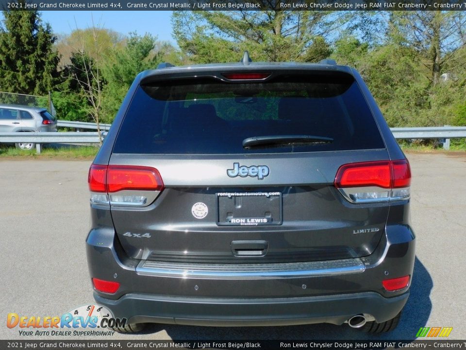 2021 Jeep Grand Cherokee Limited 4x4 Granite Crystal Metallic / Light Frost Beige/Black Photo #6