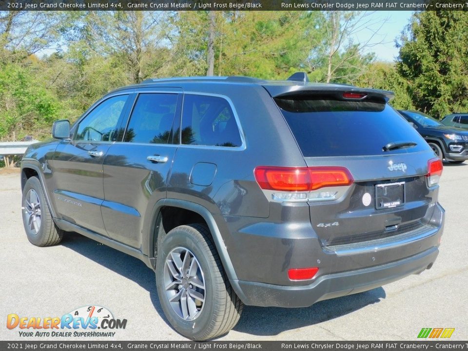 2021 Jeep Grand Cherokee Limited 4x4 Granite Crystal Metallic / Light Frost Beige/Black Photo #8