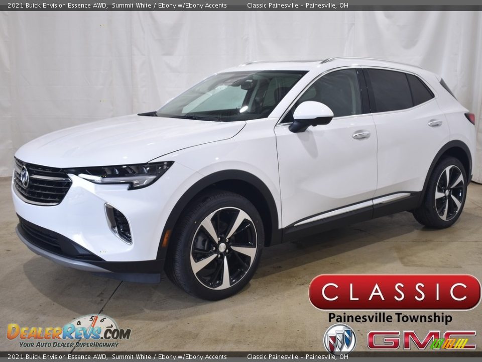 2021 Buick Envision Essence AWD Summit White / Ebony w/Ebony Accents Photo #1