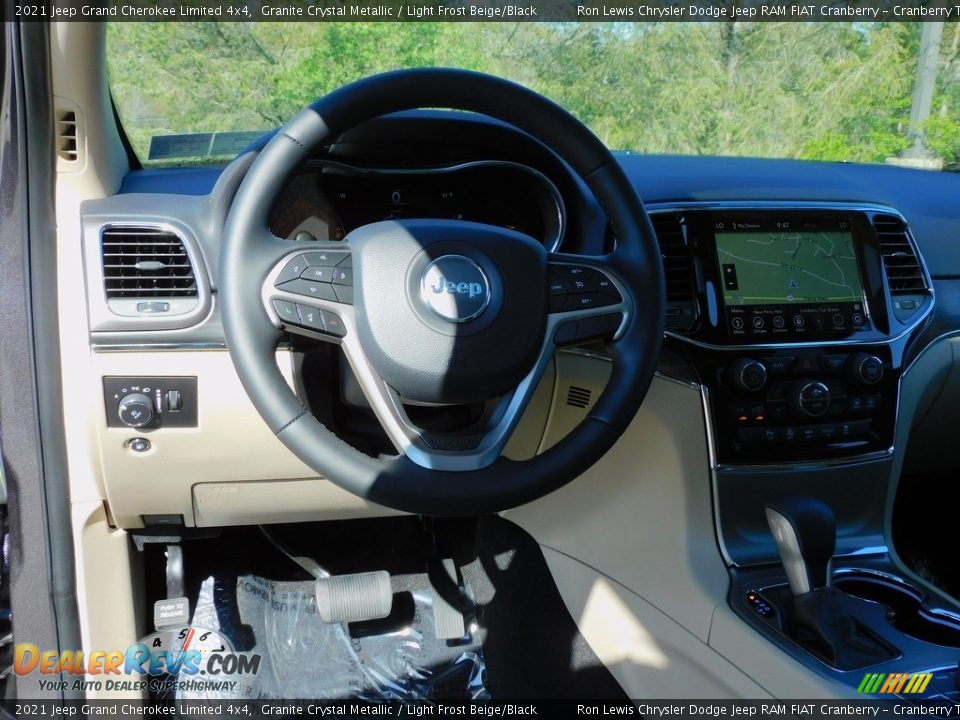 2021 Jeep Grand Cherokee Limited 4x4 Granite Crystal Metallic / Light Frost Beige/Black Photo #13