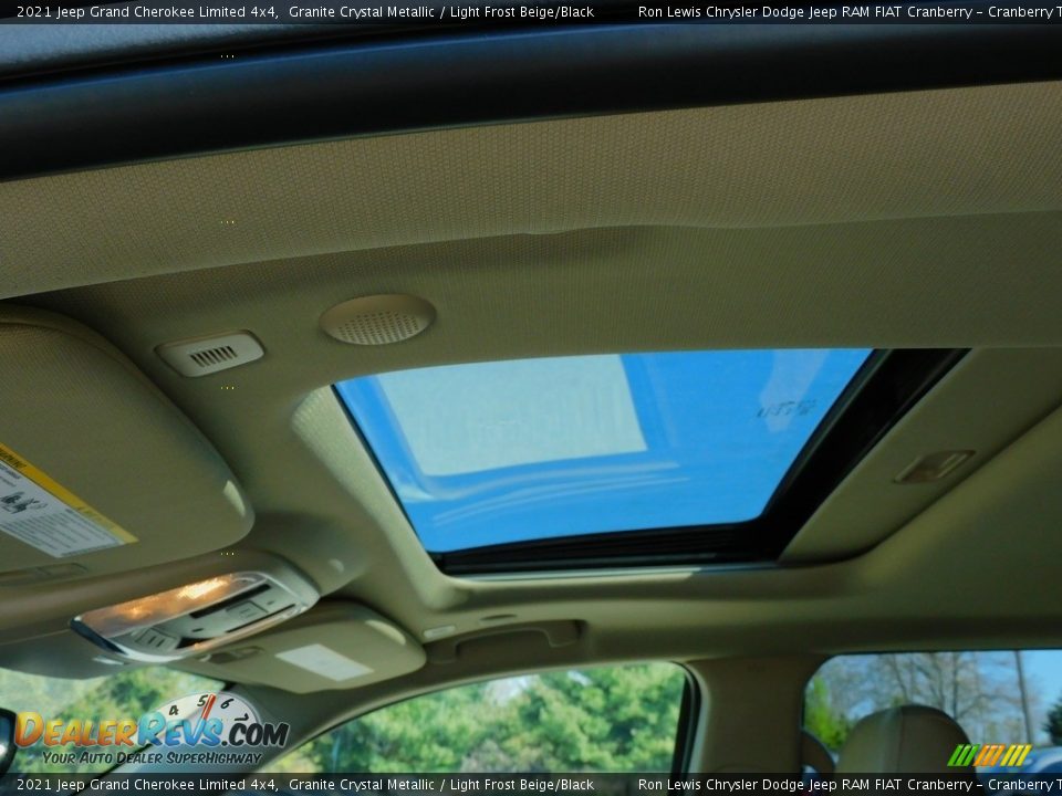 2021 Jeep Grand Cherokee Limited 4x4 Granite Crystal Metallic / Light Frost Beige/Black Photo #15