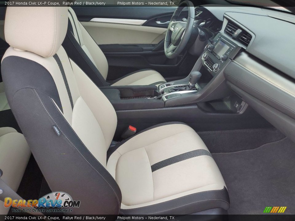Front Seat of 2017 Honda Civic LX-P Coupe Photo #26