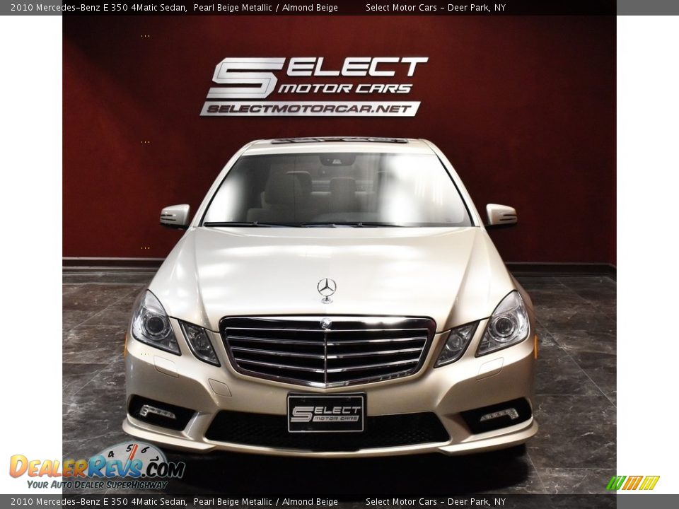 2010 Mercedes-Benz E 350 4Matic Sedan Pearl Beige Metallic / Almond Beige Photo #2