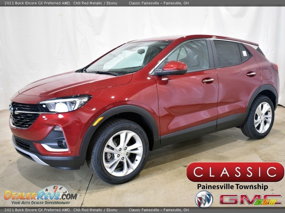 2021 Buick Encore GX Preferred AWD Chili Red Metallic / Ebony Photo #1