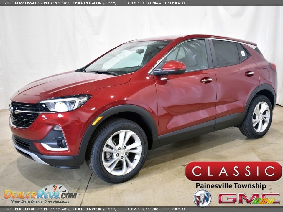 2021 Buick Encore GX Preferred AWD Chili Red Metallic / Ebony Photo #1