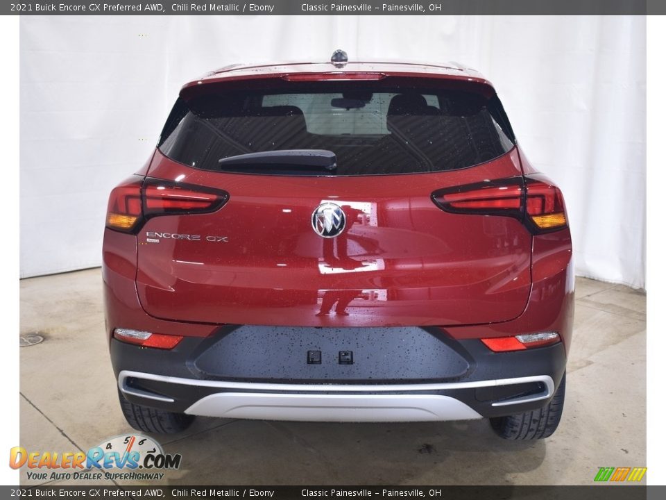 2021 Buick Encore GX Preferred AWD Chili Red Metallic / Ebony Photo #3