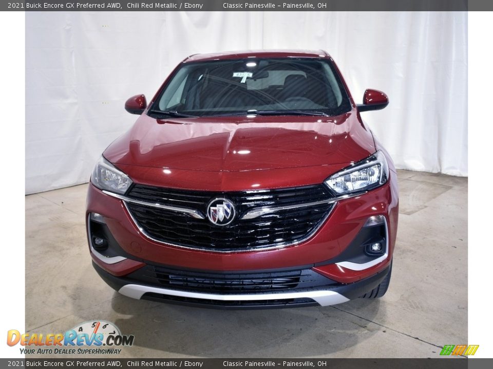 2021 Buick Encore GX Preferred AWD Chili Red Metallic / Ebony Photo #4