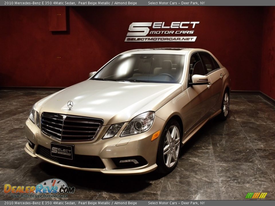 2010 Mercedes-Benz E 350 4Matic Sedan Pearl Beige Metallic / Almond Beige Photo #7