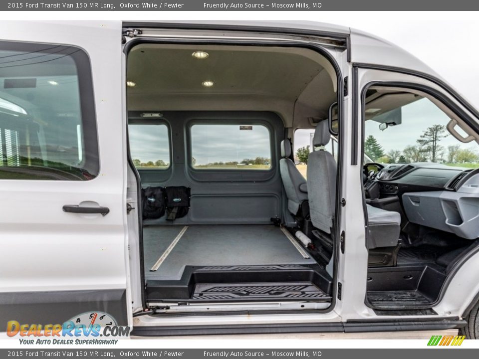 2015 Ford Transit Van 150 MR Long Oxford White / Pewter Photo #26