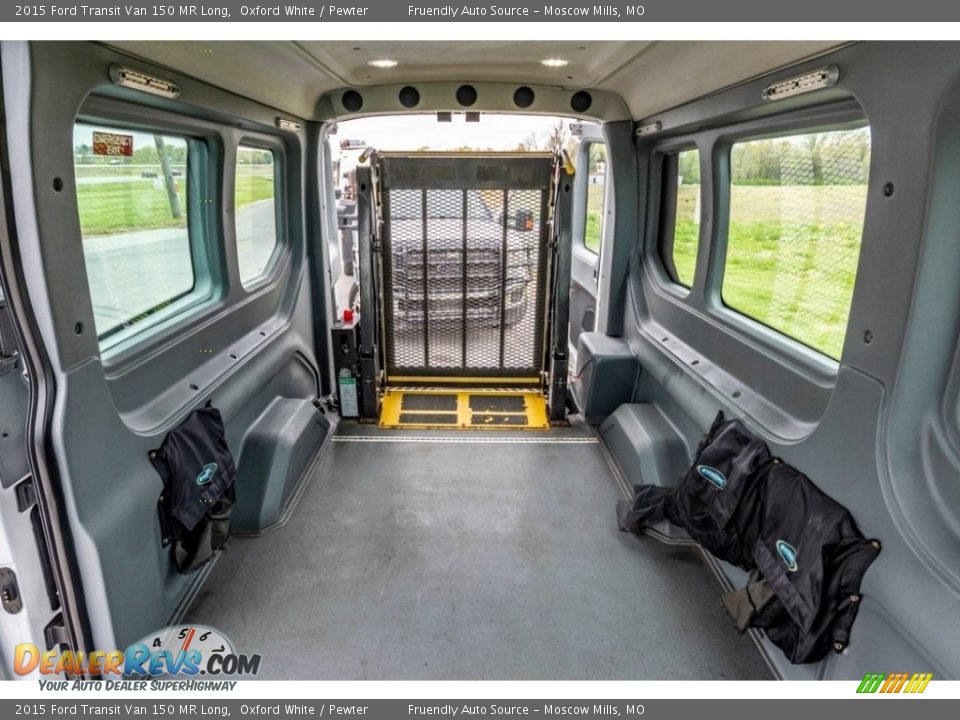 2015 Ford Transit Van 150 MR Long Oxford White / Pewter Photo #27