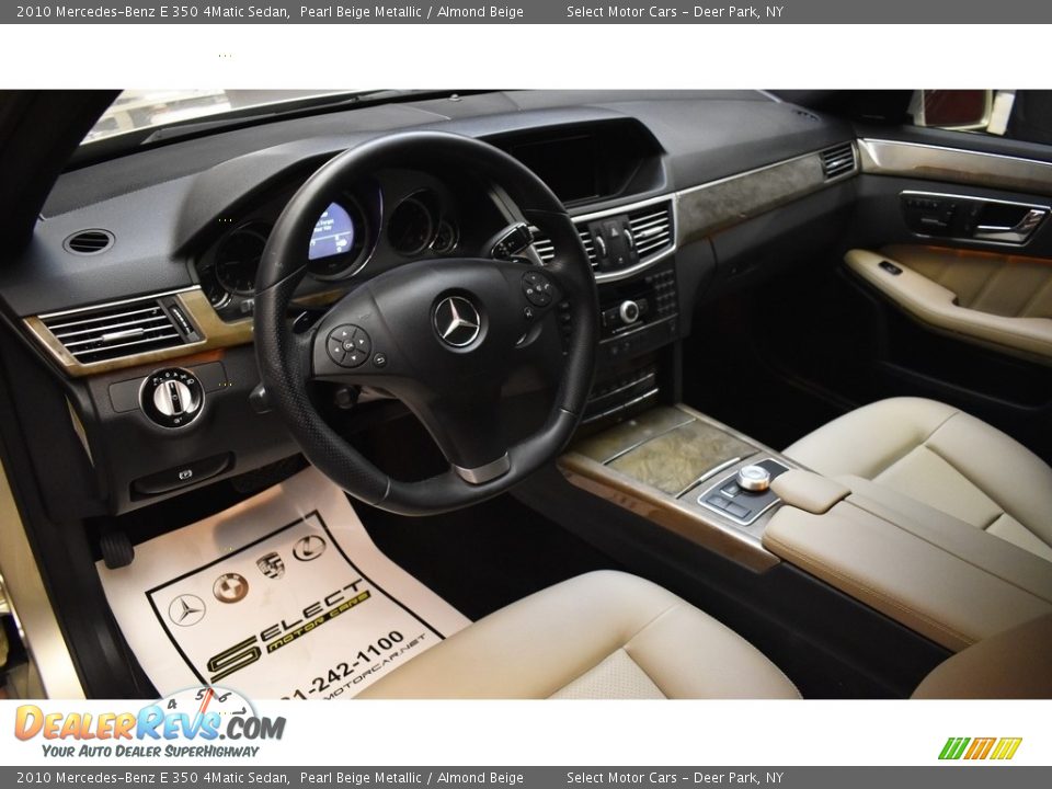 2010 Mercedes-Benz E 350 4Matic Sedan Pearl Beige Metallic / Almond Beige Photo #10