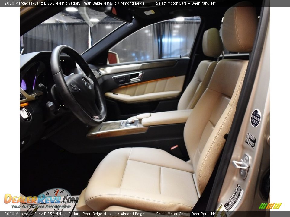 2010 Mercedes-Benz E 350 4Matic Sedan Pearl Beige Metallic / Almond Beige Photo #12